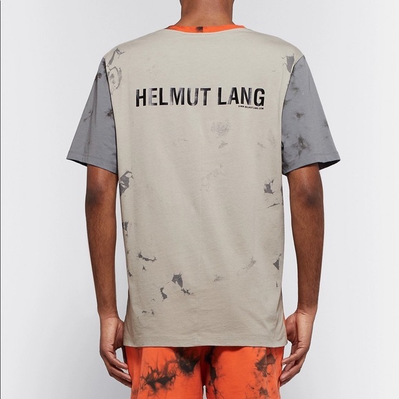 Helmet Lang Colour block tie dye shirt. - Picture 5 of 5